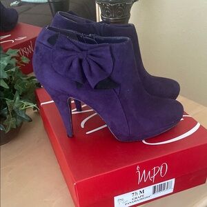 IMPO Women's Purple Ankle. Boots New in box!